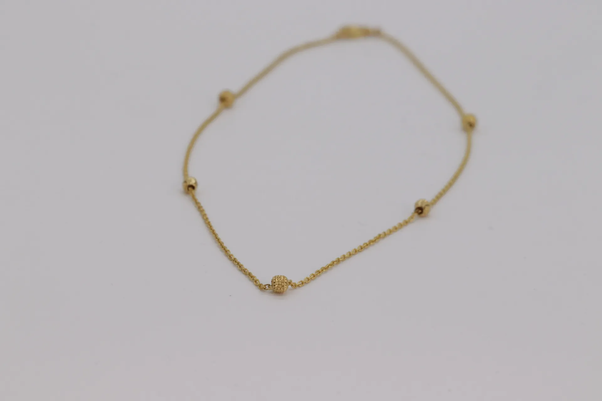 22k Anklet