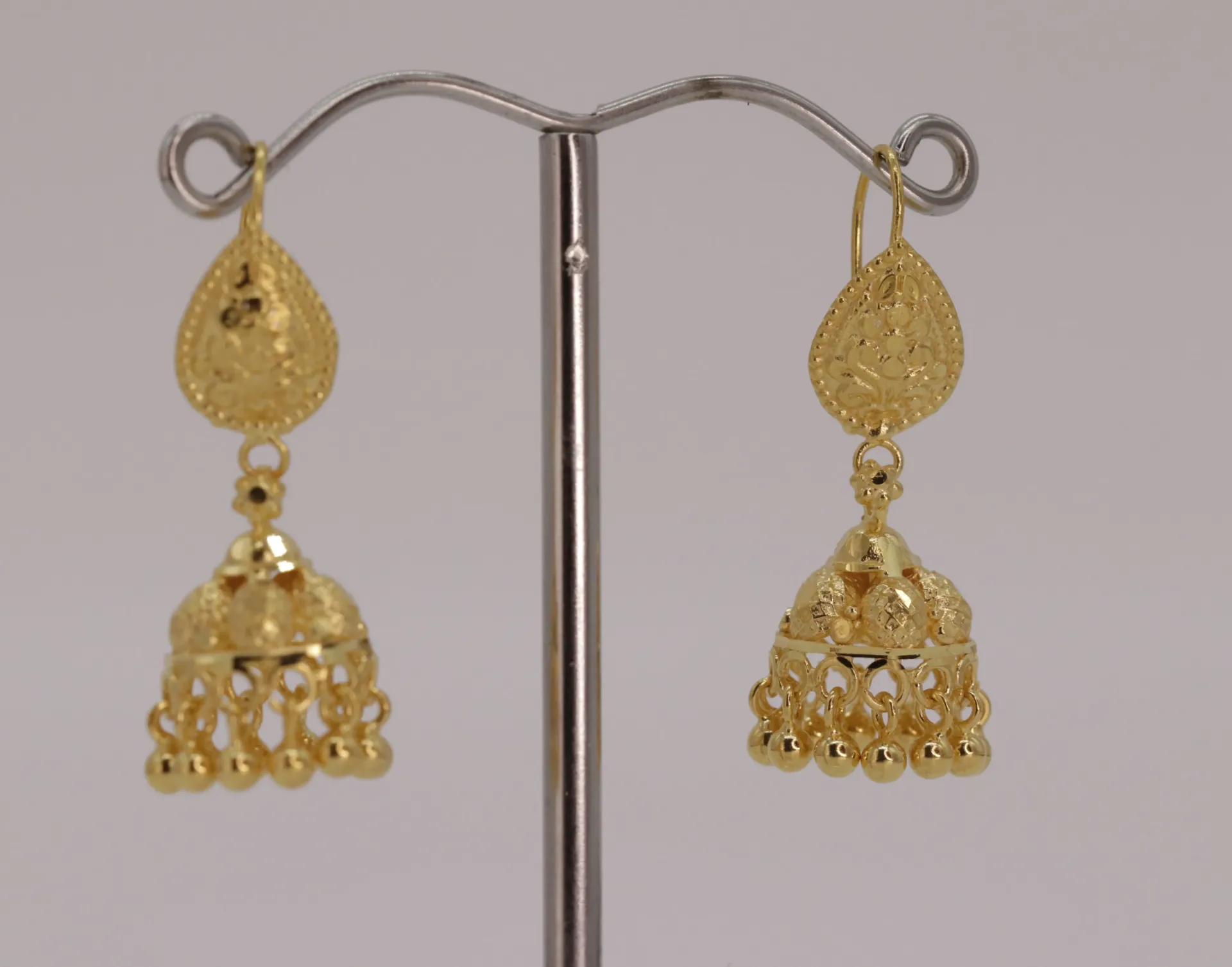 22k Mini Jhumka/Earrings