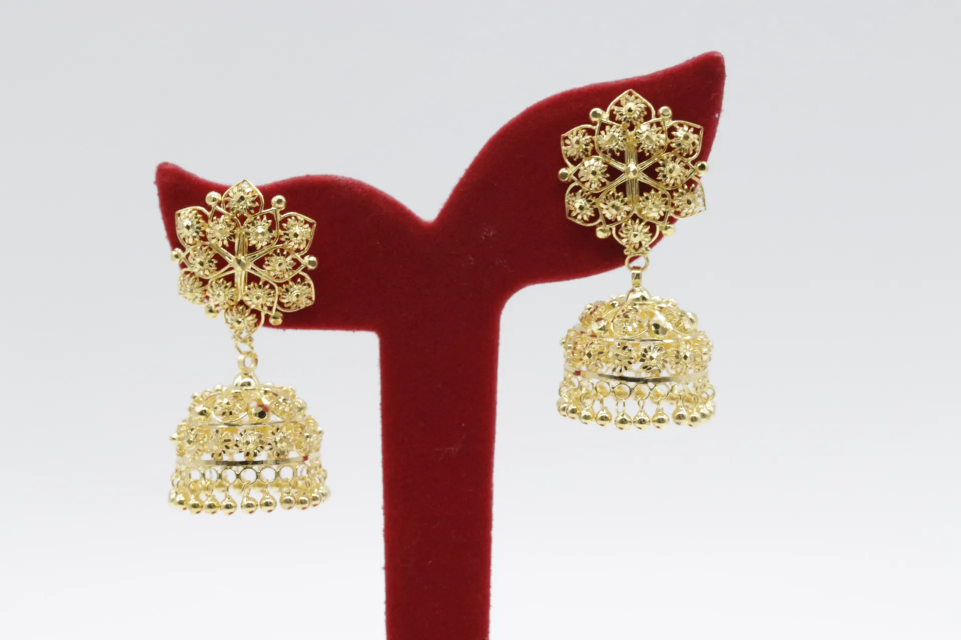 22k Pinjada Jhumka