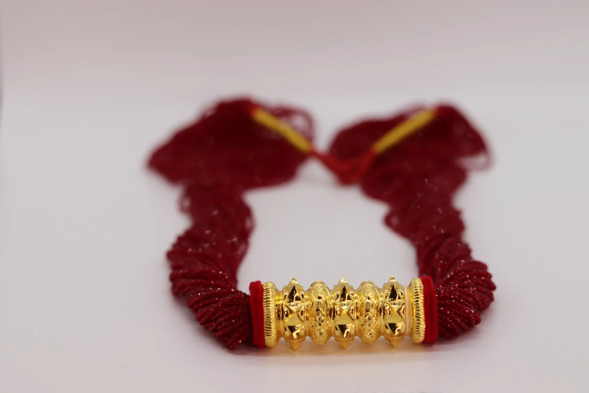 [11262] 24k Maili Tilhari Necklace with Hydrocrystal Potey