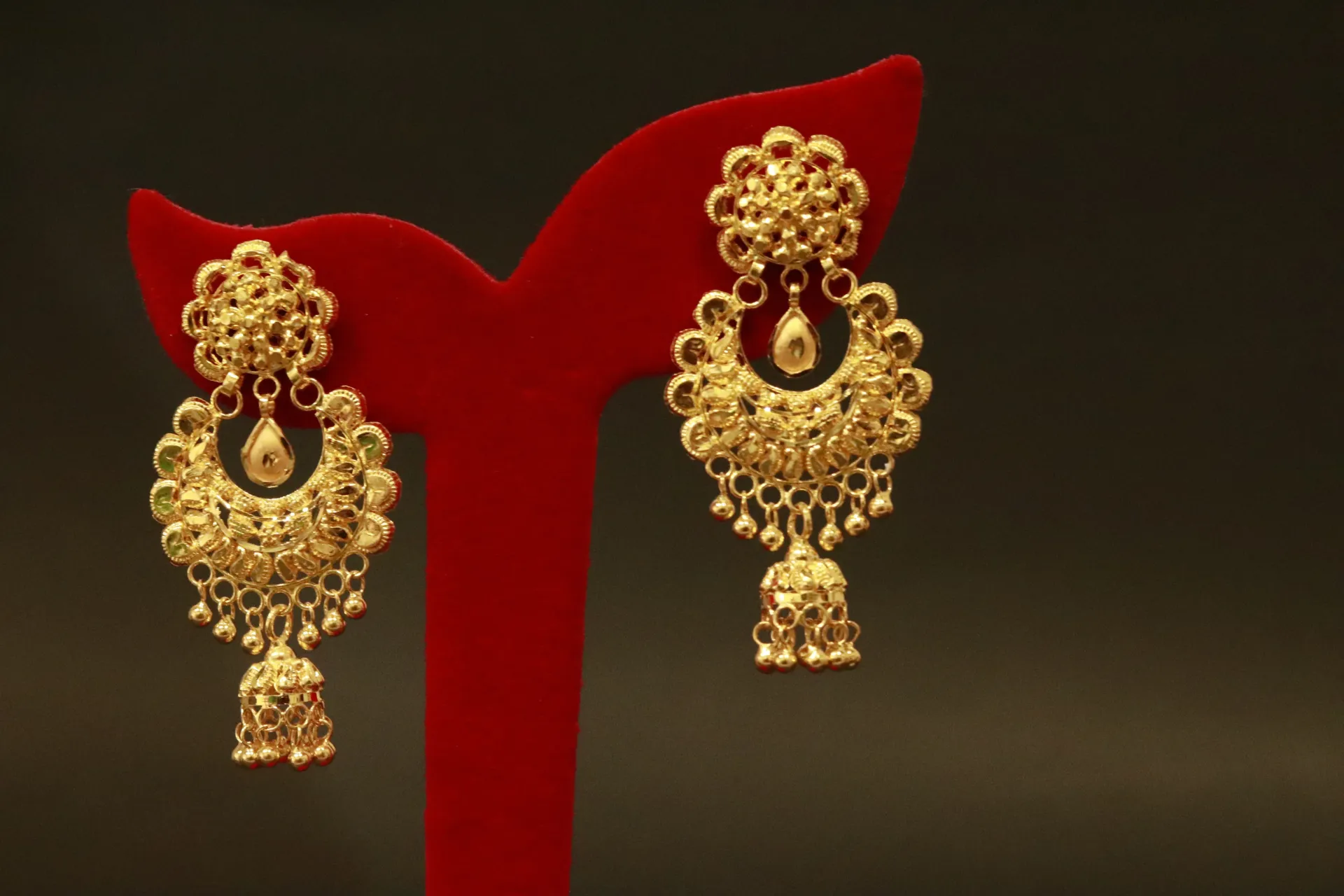 [10208] 24k Jhumka