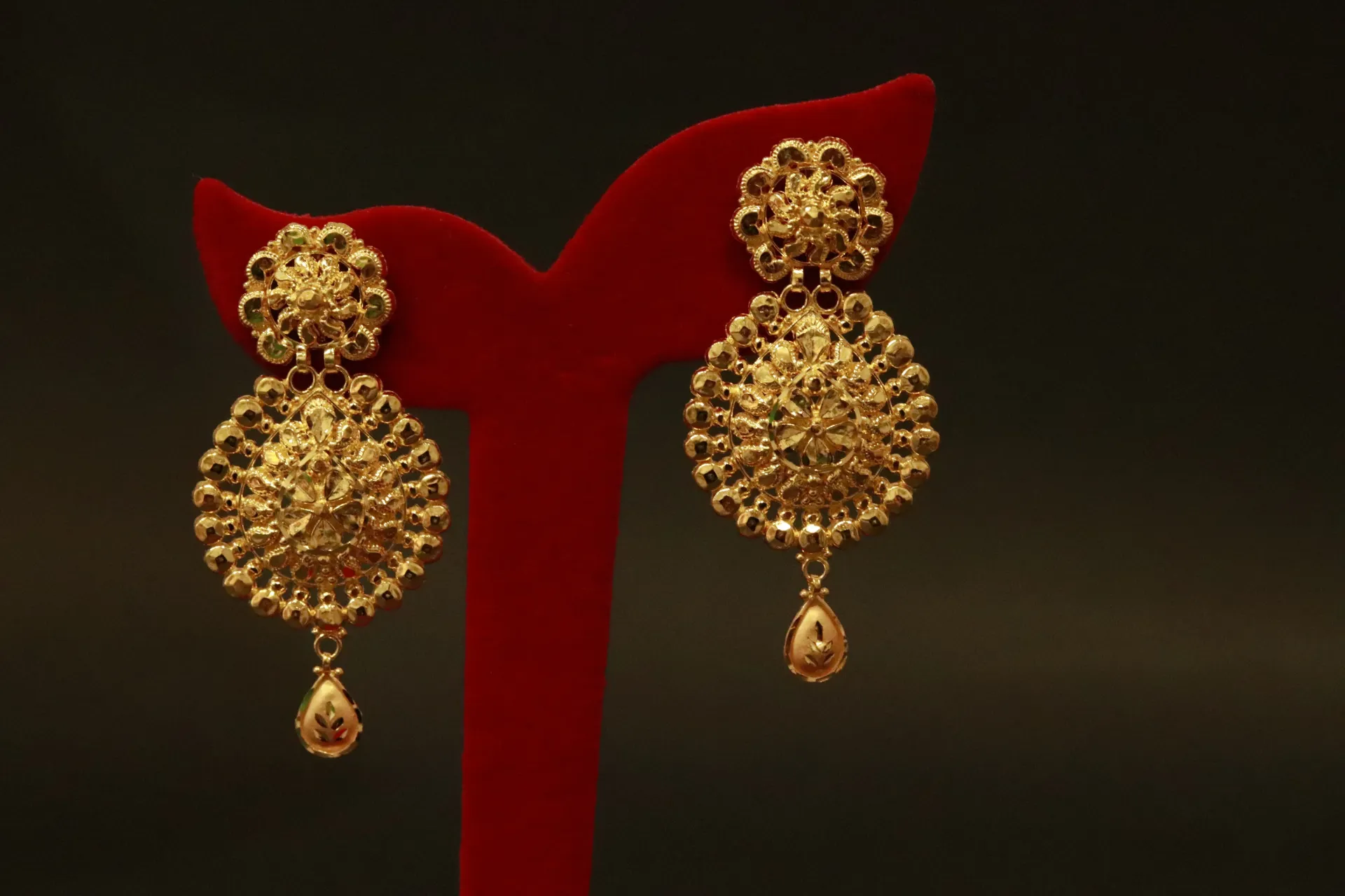 [10209] 24k Jhumka