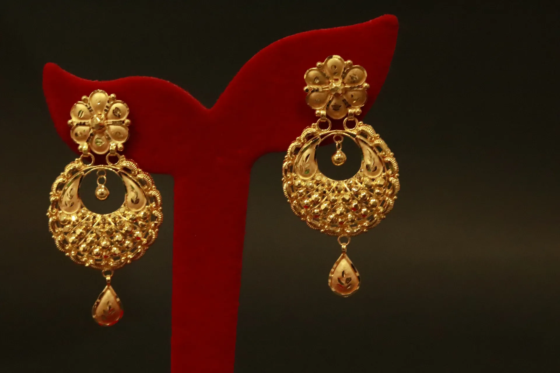 [10212] 24k Jhumka