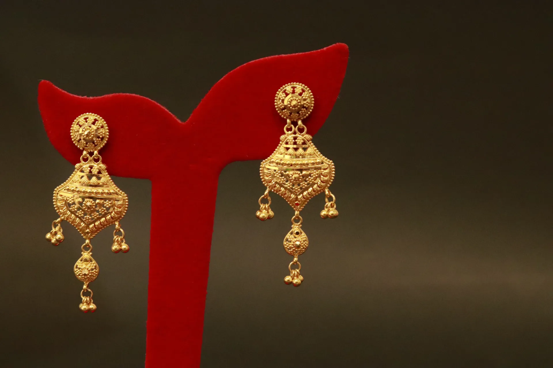 [10213] 22k Jhumka