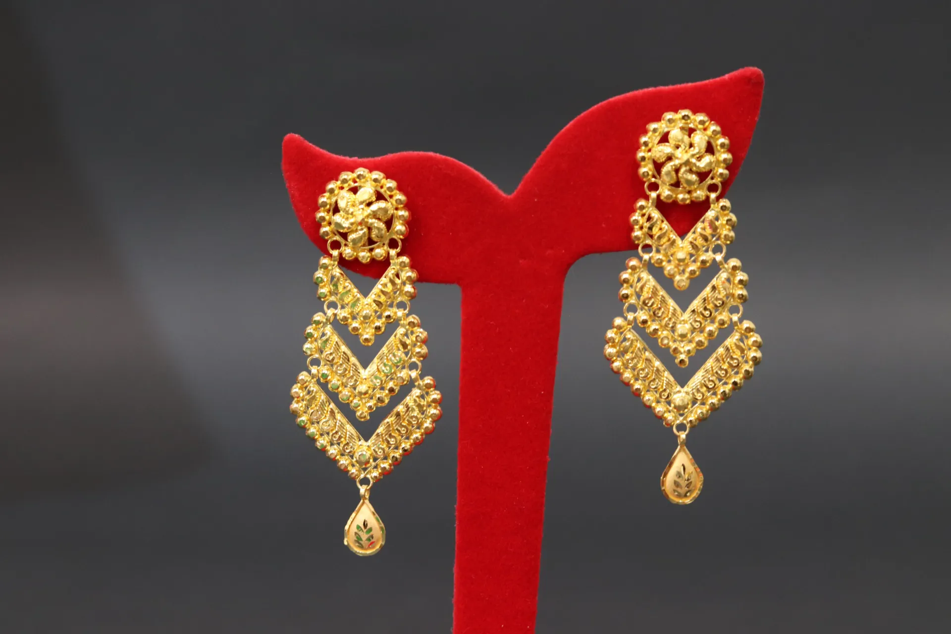 [10298] 24k Jhumka