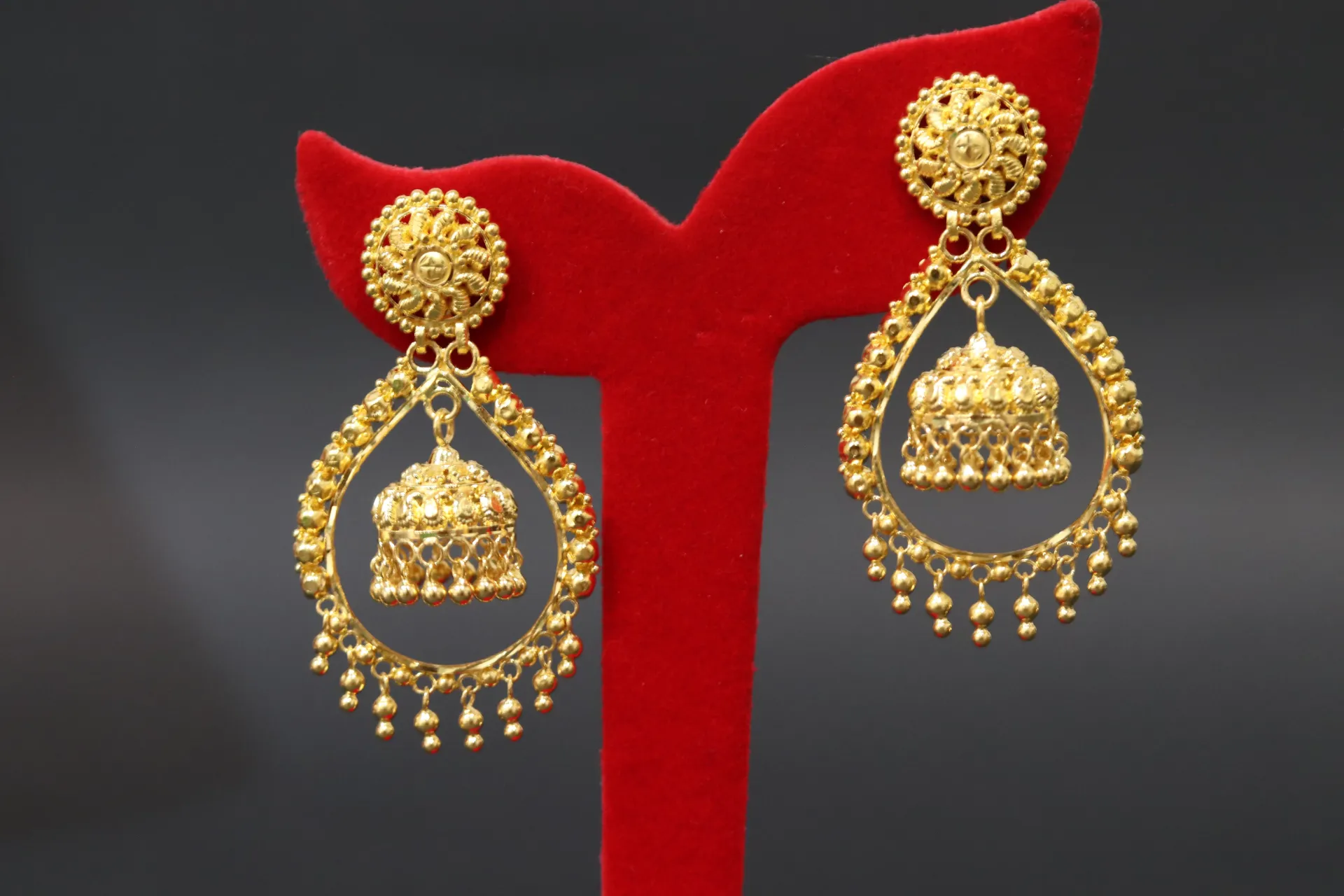 [10299] 24k Jhumka
