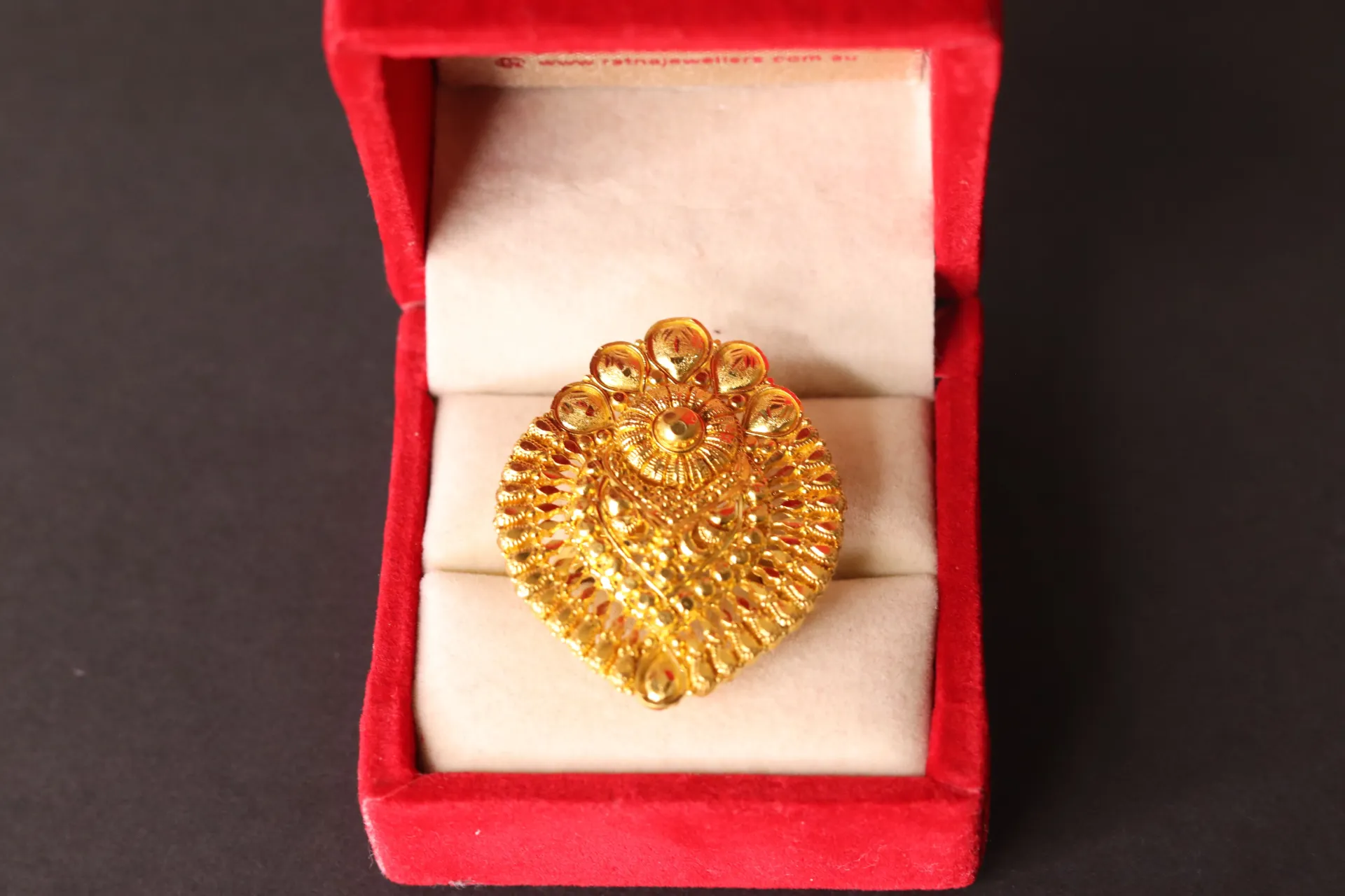 24k Umbrella Ring