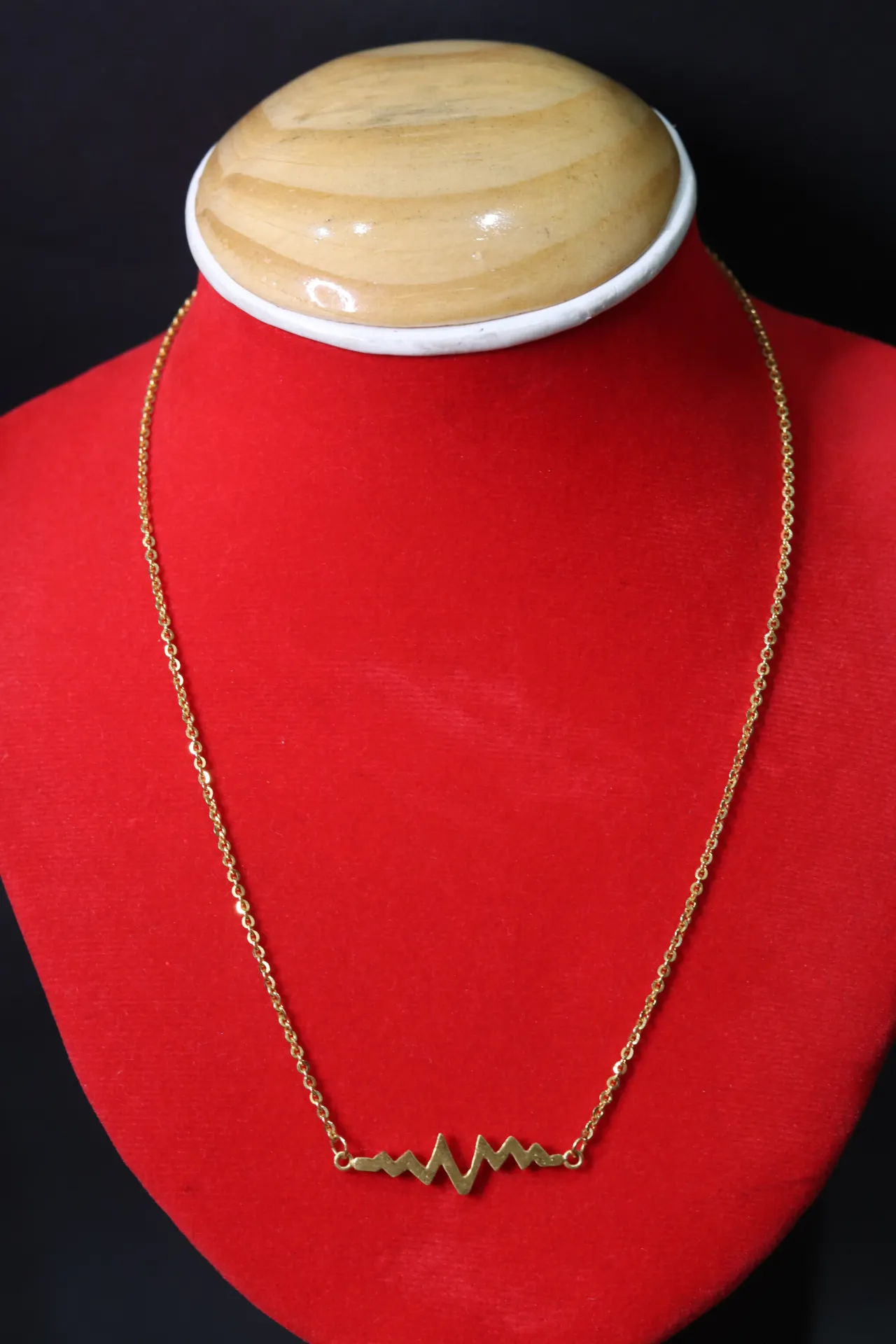 [10582] 22k Heartbeat Pendant