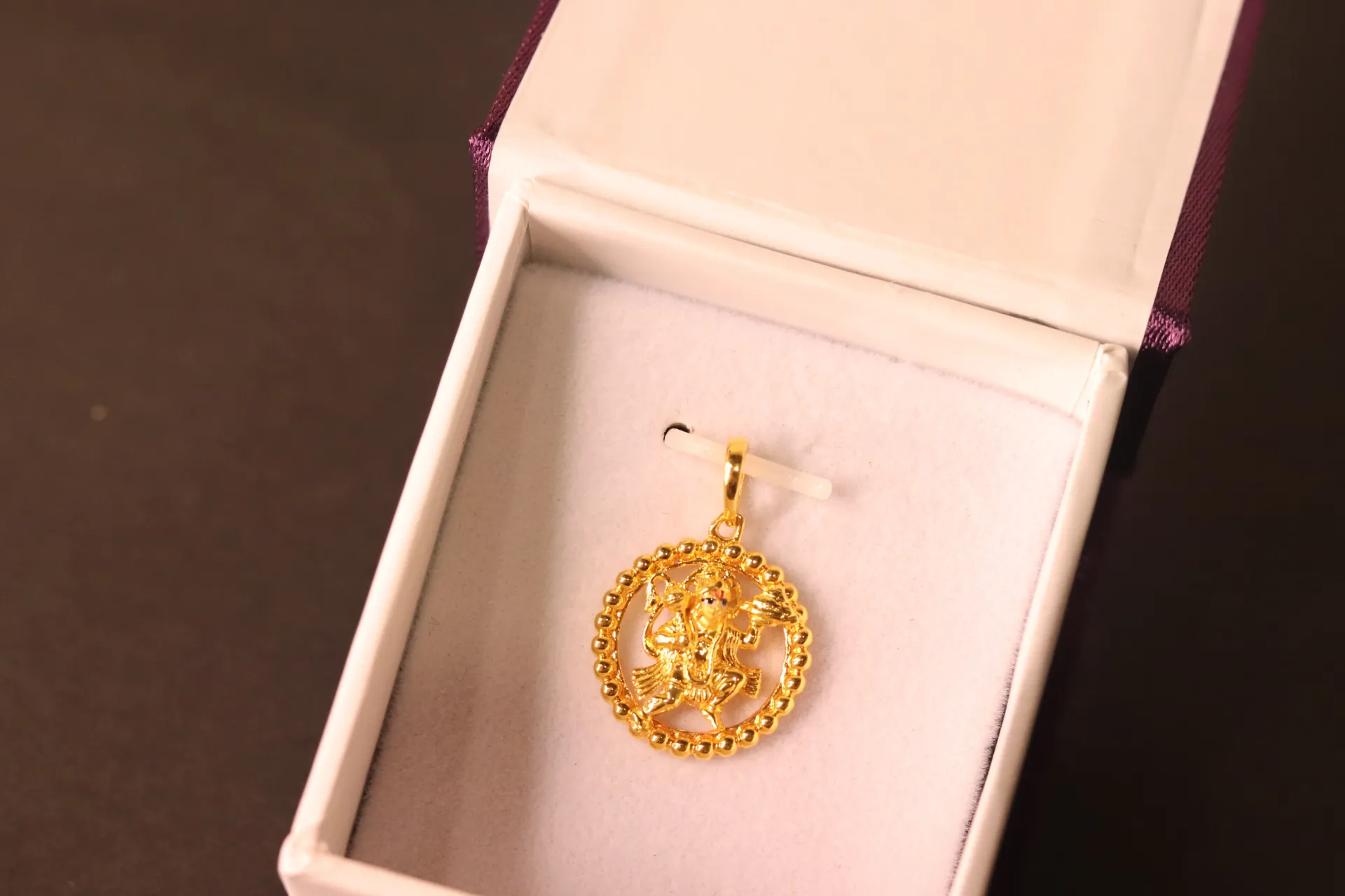 [10596] 22k Hanuman Ji Pendant
