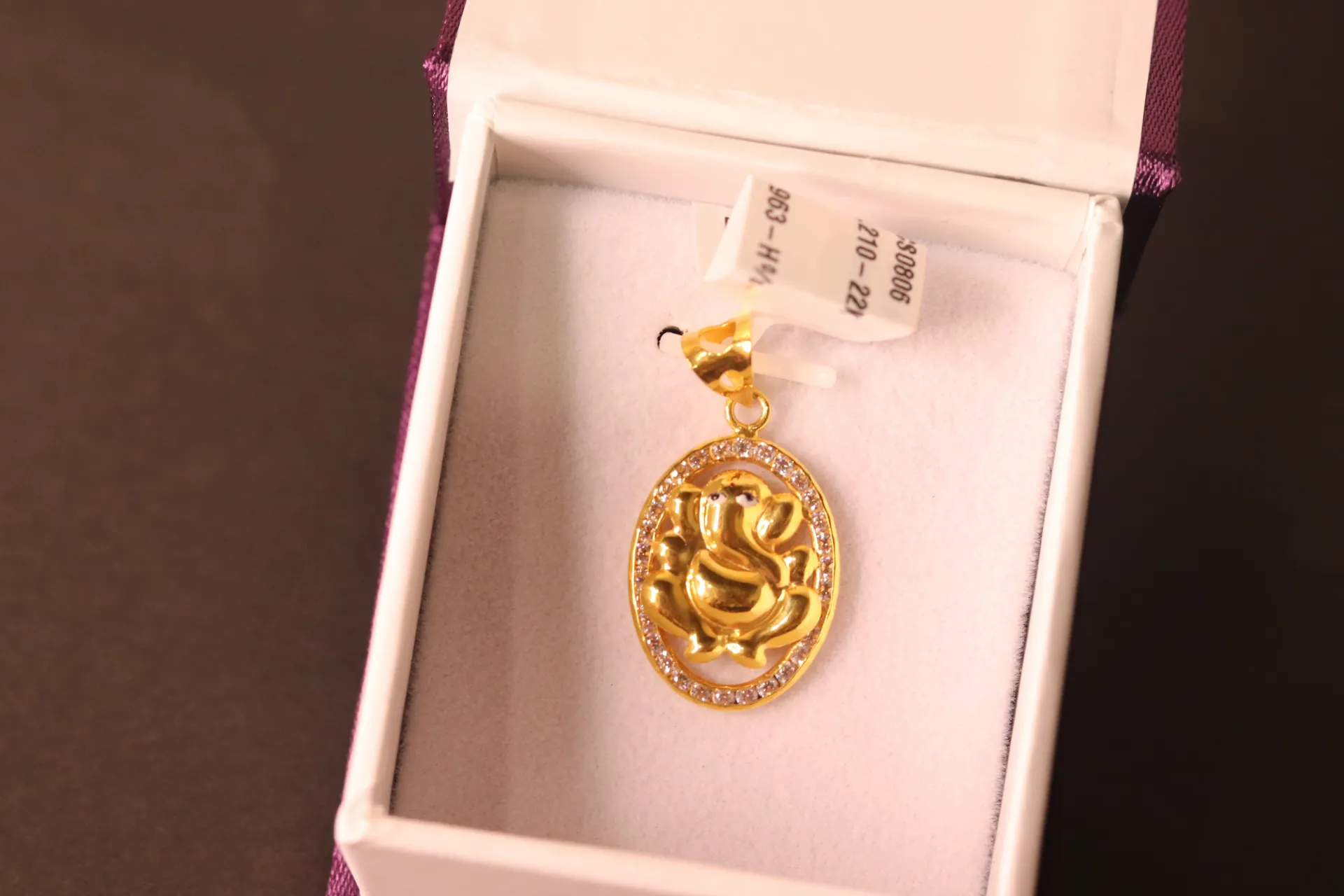 [10606] 22k Ganesh Ji Pendant