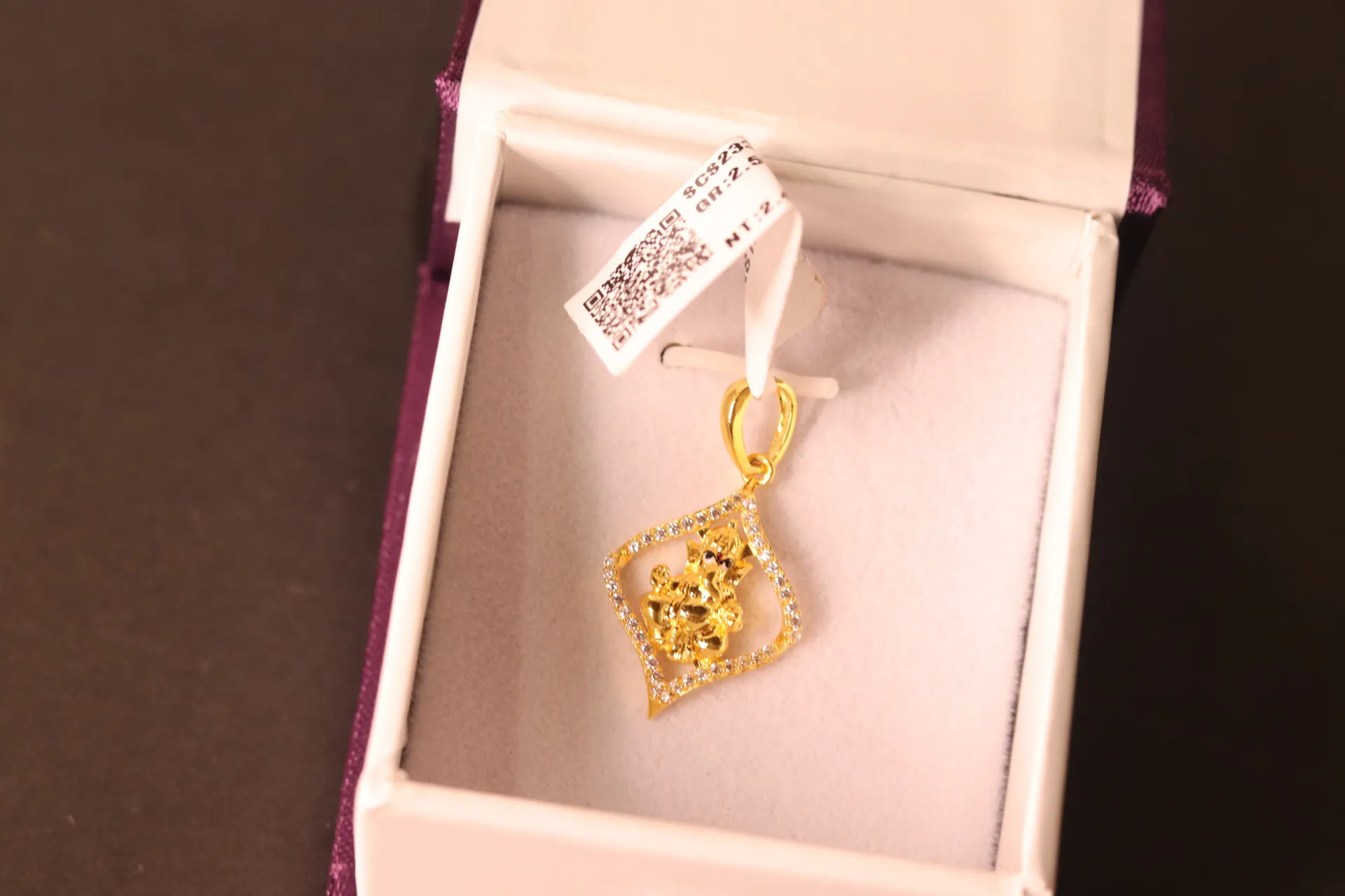 [10613] 22k Ganesh Ji Pendant