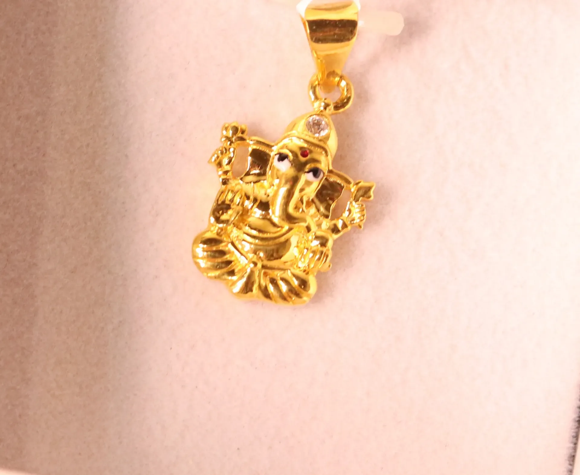 22k Ganesh Ji Pendant