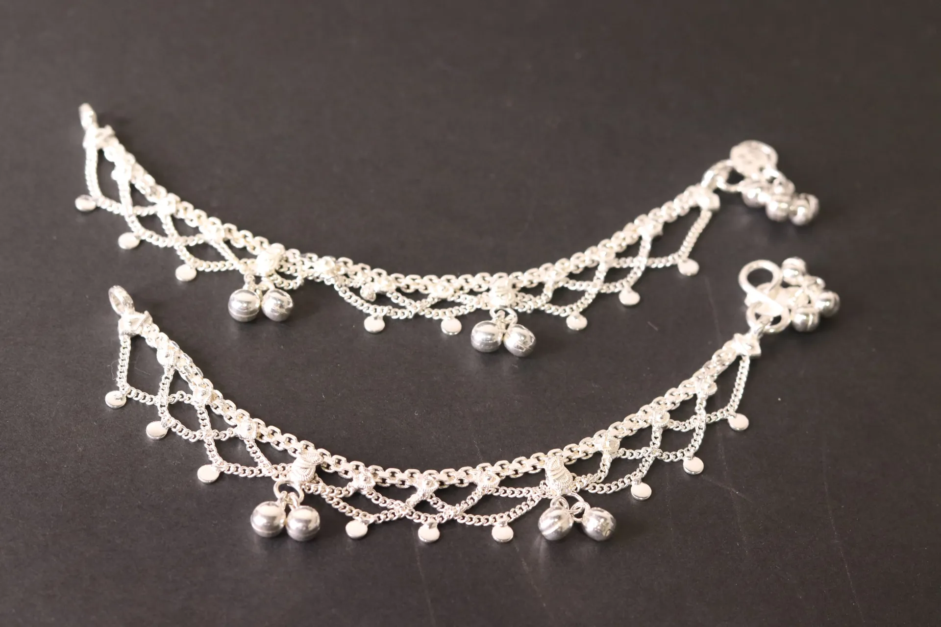 [10652] Silver Kids Pauju (Anklet)