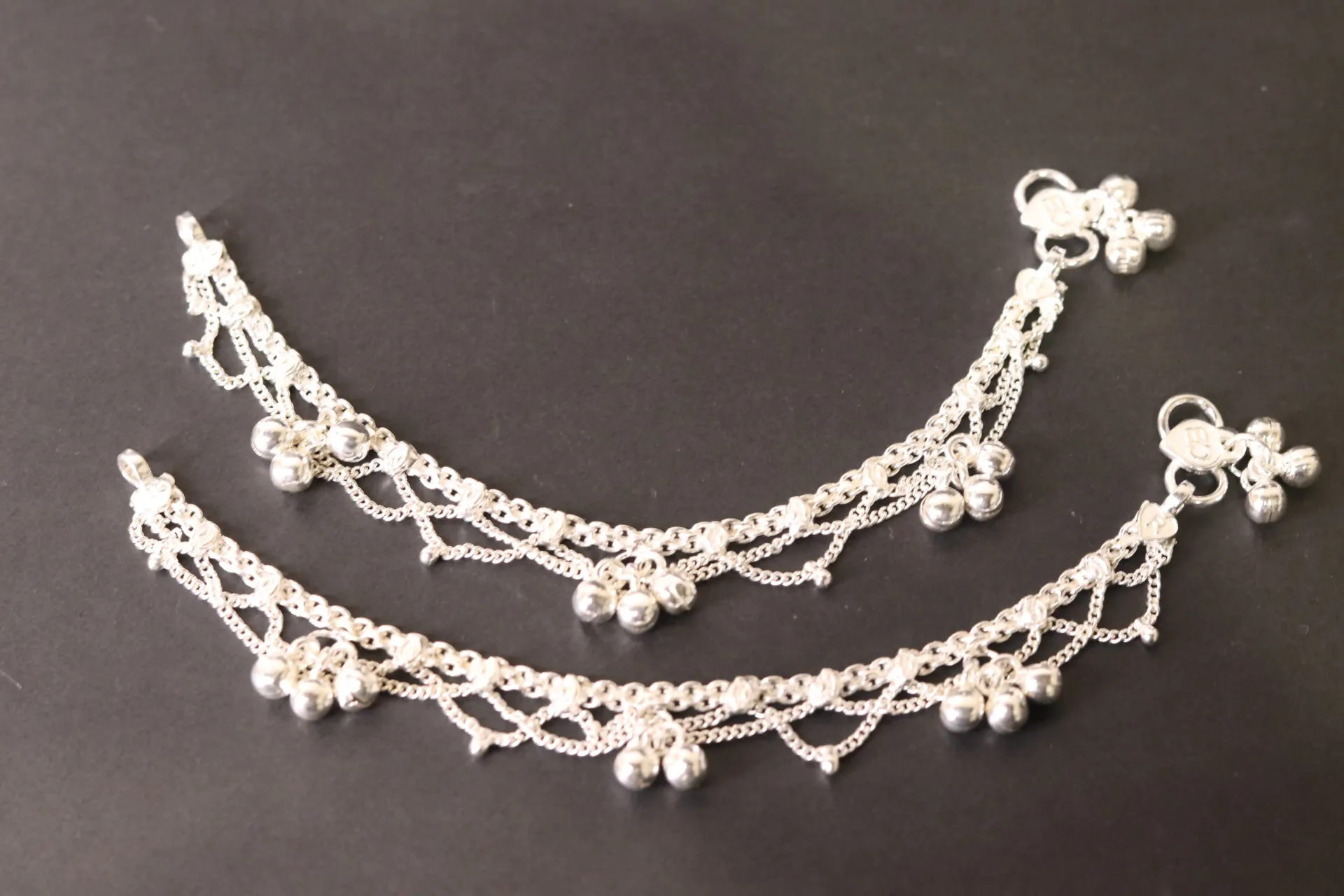 [10653] Silver Kids Pauju (Anklet)