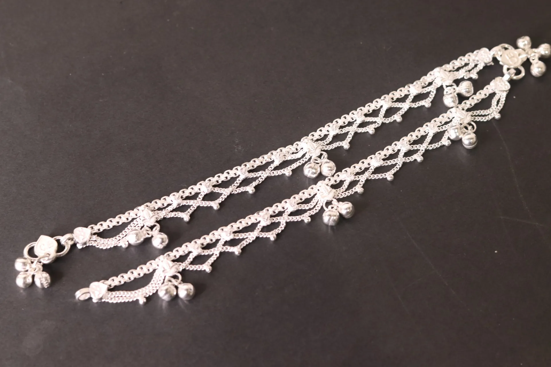 [10654] Silver Kids Pauju (Anklet)