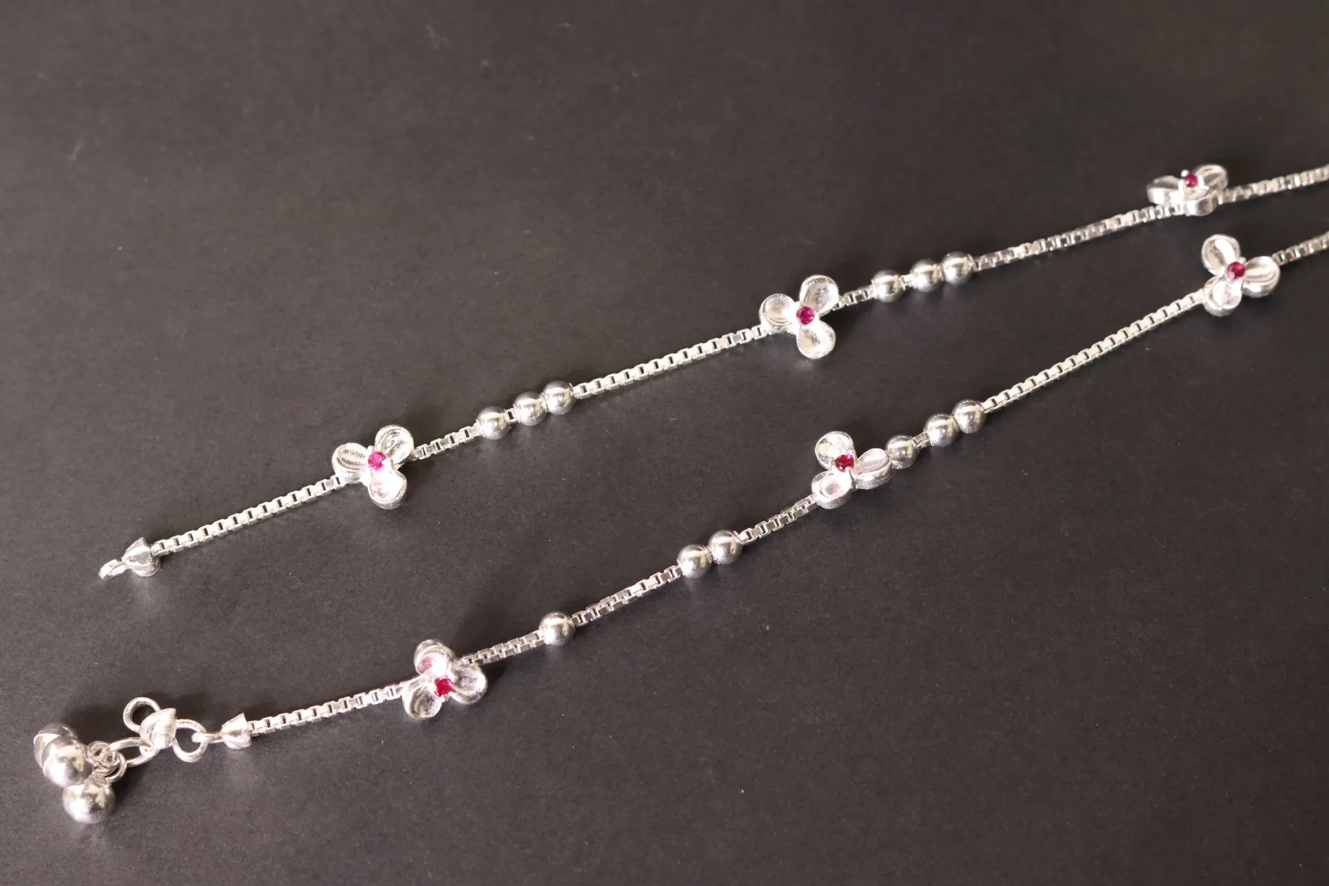 [10671] Silver Kids Pauju (Anklet)