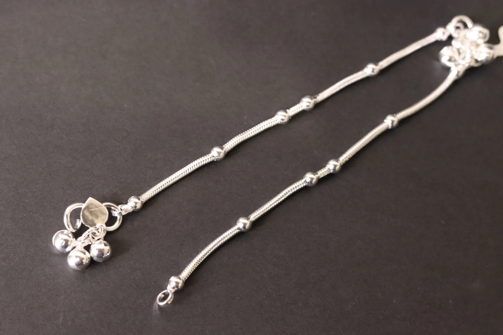 [10672] Silver Kids Pauju (Anklet)