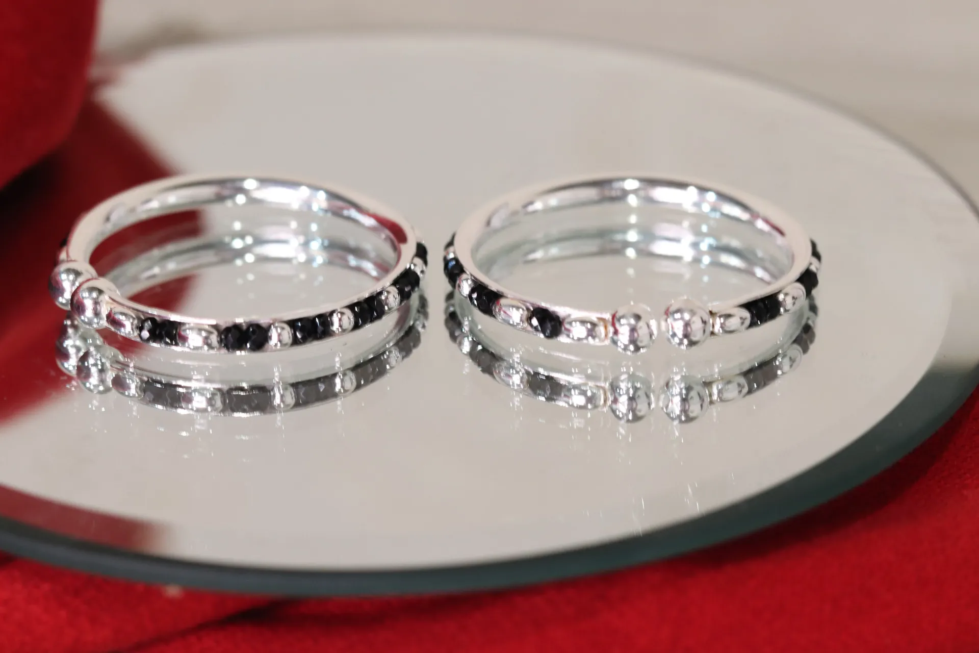 Silver Baby Bangles