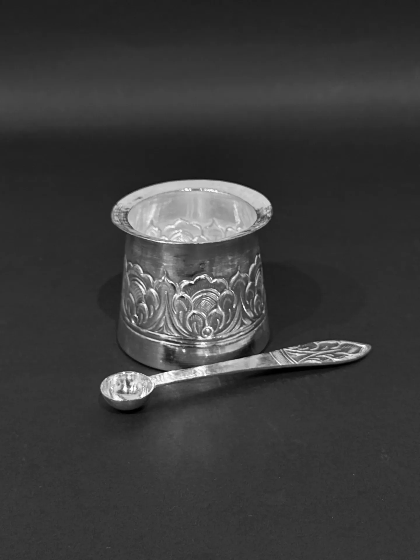 Silver Panchapatra Set